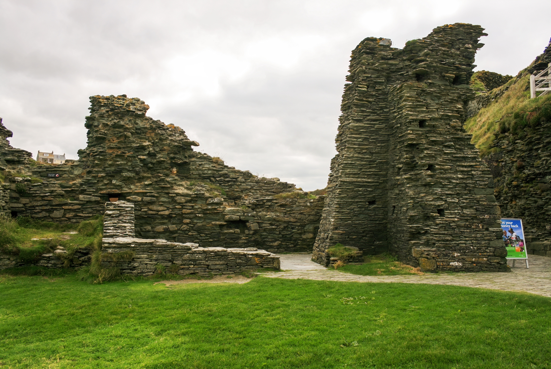 Tintagel Castle Ruins, North Cornwall, UK